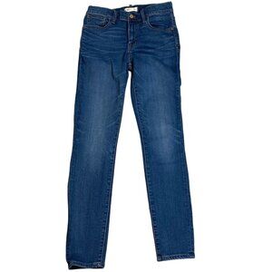 Madewell Roadtripper G1627 High‑Rise Skinny Jeans Dark Indigo Wash Women’s Size